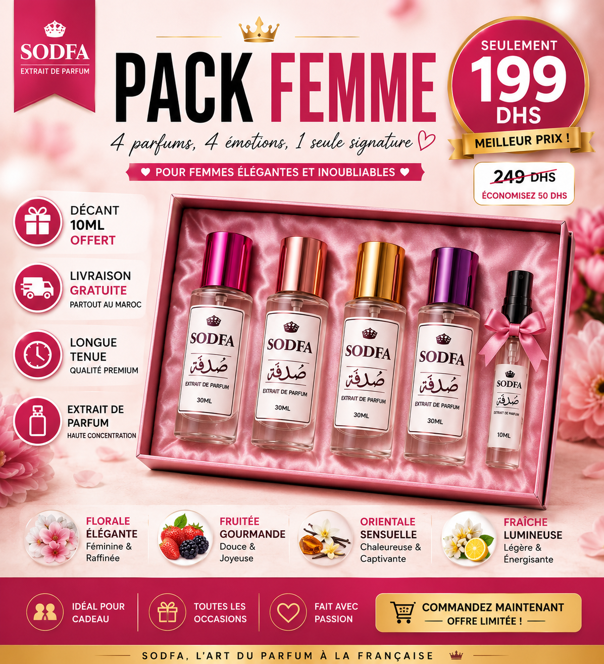 🌸 PACK ÉTÉ FEMME – SODFA 🌸